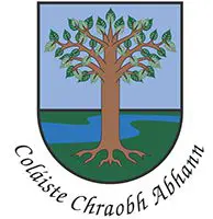 Coláiste Chraobh Abhann school crest