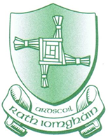 Ardscoil Iomgháin school crest