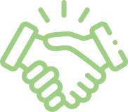 a handshake graphic representing KWETBs respect value statement 