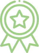 a badge graphic representing KWETBs excellence value statement