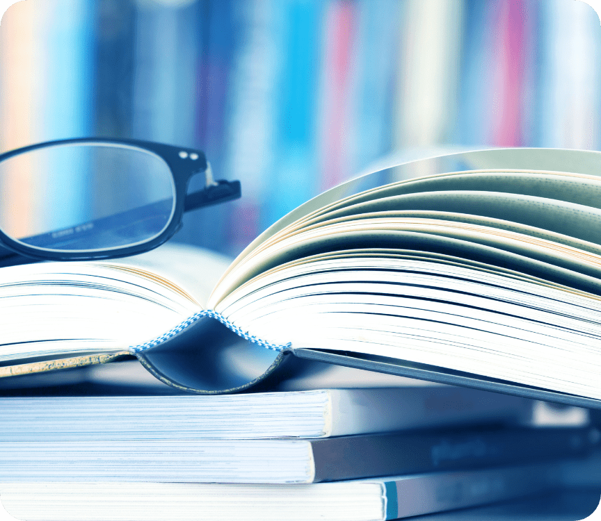 Close up of a open book
