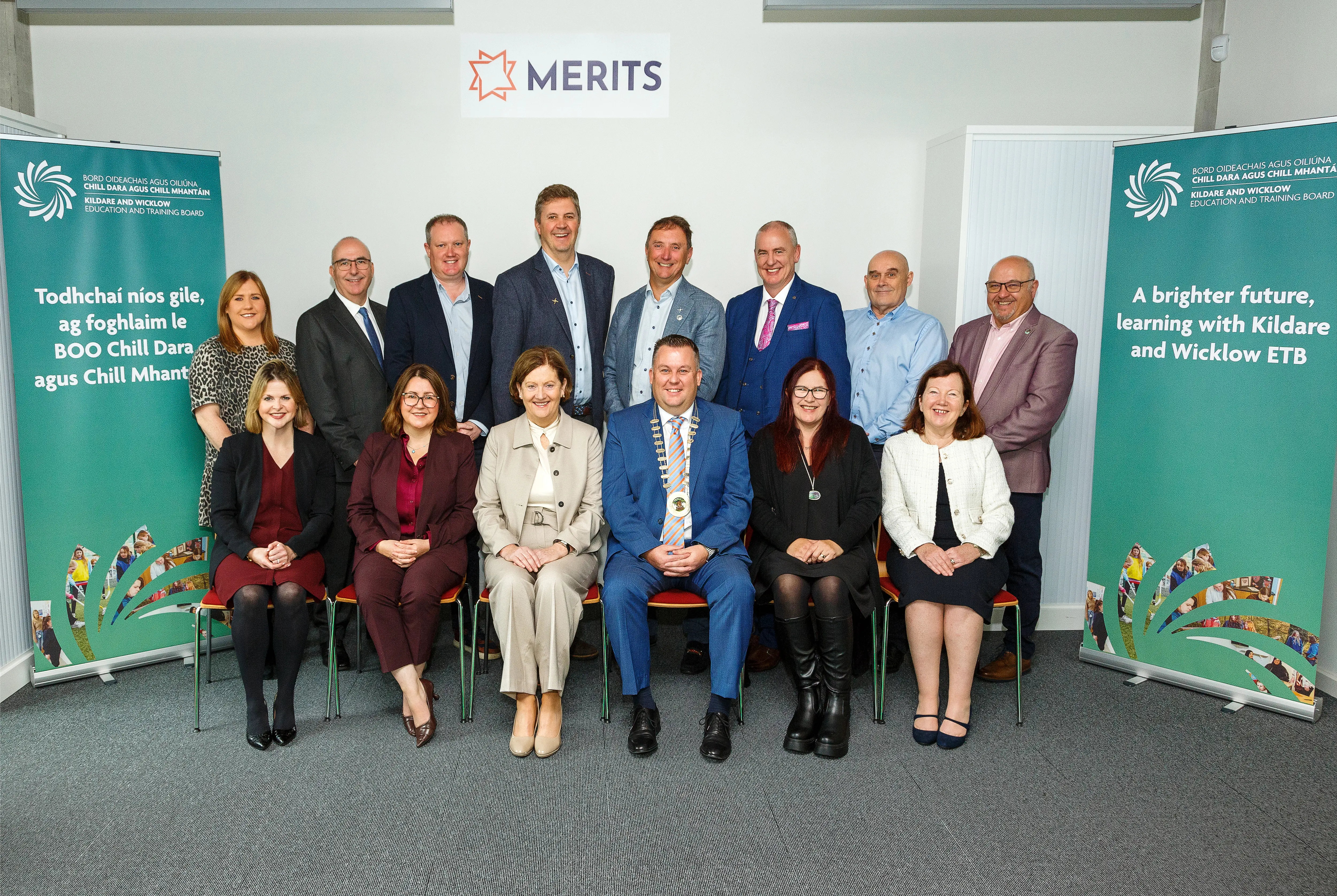 Photo of the KWETB Board members with the KWETB Executive tewam.