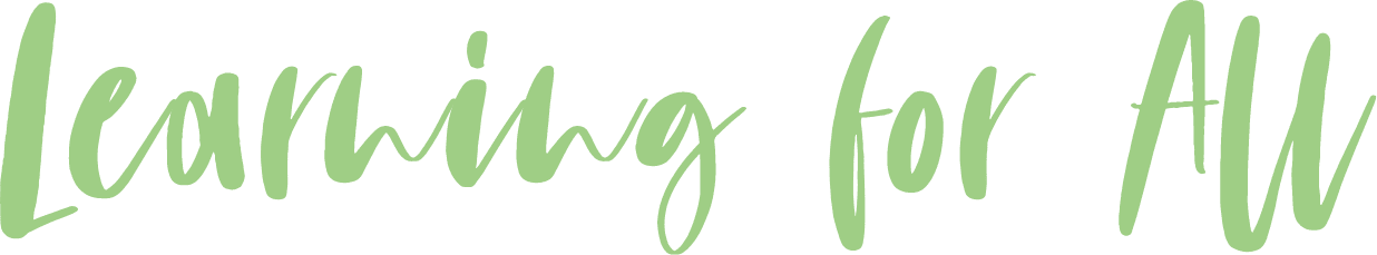 Caption: "Learning for All"