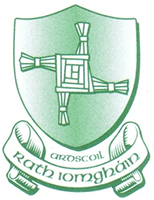 Ardscoil Iomgháin school crest