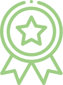 a badge graphic representing KWETBs excellence value statement