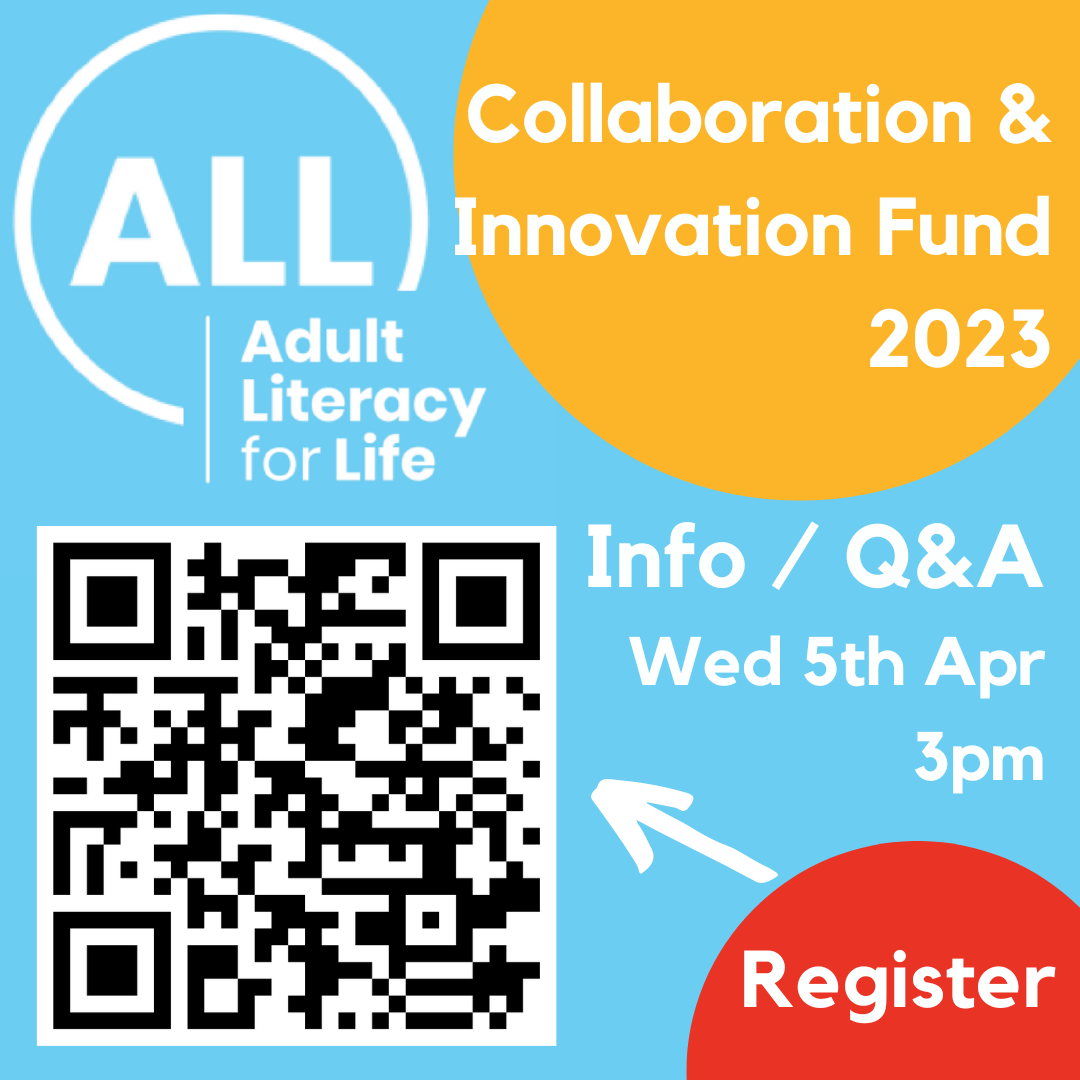 QR code to Information Session for Collaboration & Innovation Fund