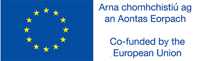 Bilingual ESF Logo "Co Funded by the European Union"